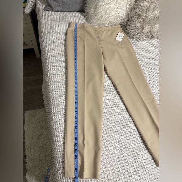 NWT Chaos Classic Beige Trousers Size 8 - Picture 7 of 11
